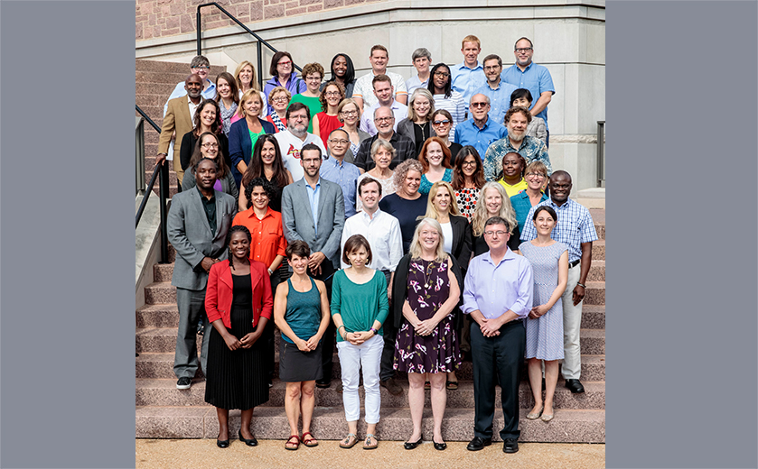 Brown School Faculty end their 2018 retreat with a group photo.